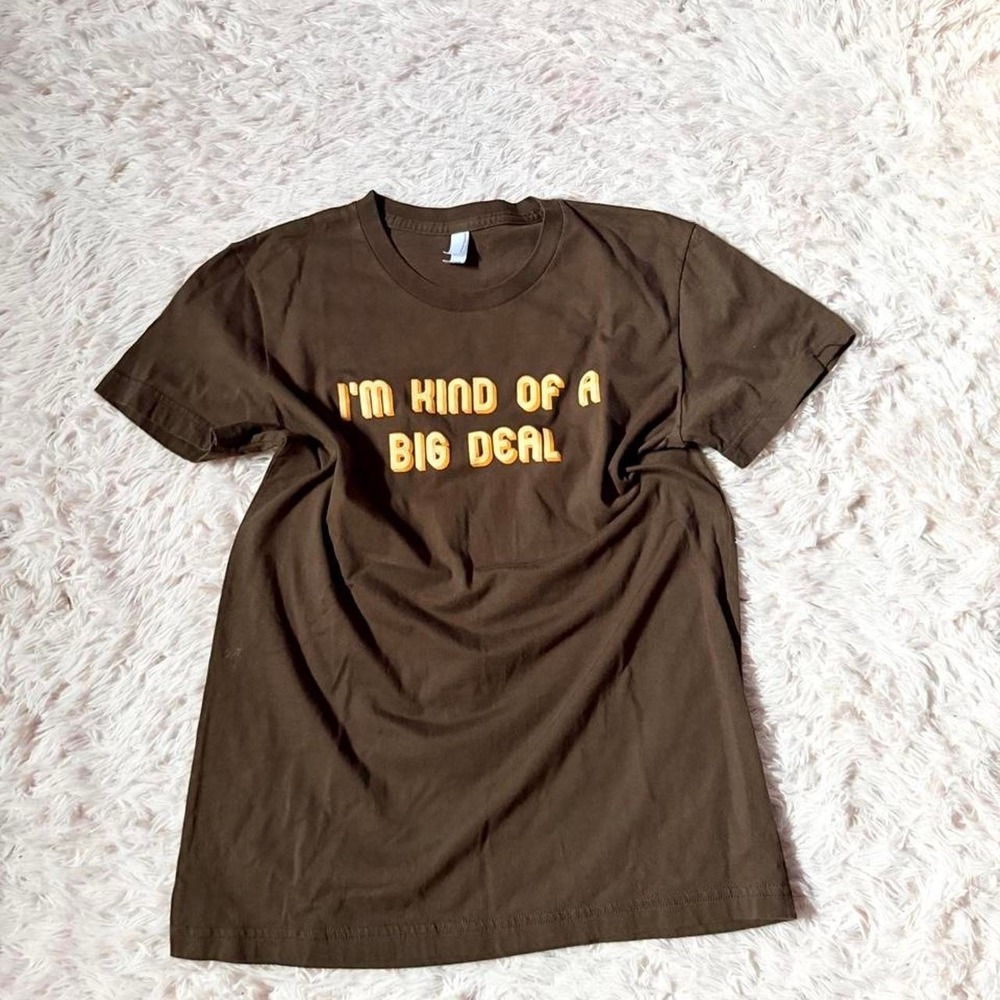 American Apparel "I'm kind of a big deal" Satire Sassy Funny Tshirt Womens XL